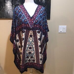 Step in Style Lightweight Embellished Front Kaftan- One Size